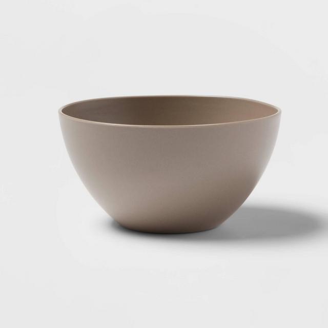 24oz Plastic Redington Cereal Bowl Brown - Threshold™