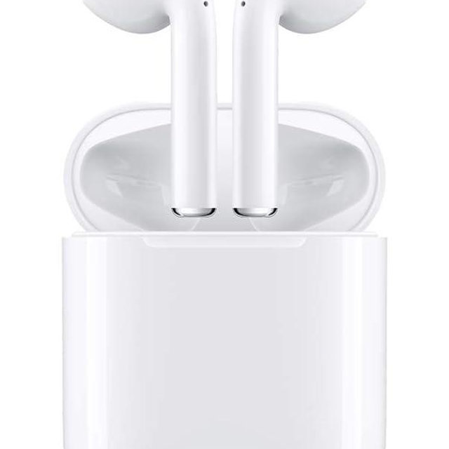 Apple AirPods (2nd Generation) Wireless Ear Buds, Bluetooth Headphones with Lightning Charging Case Included, (MV7N2HN/A)