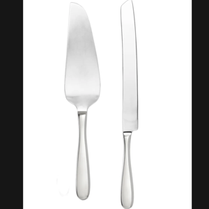 Fortessa Grand City Serrated Cake Server/Knife Boxed Set