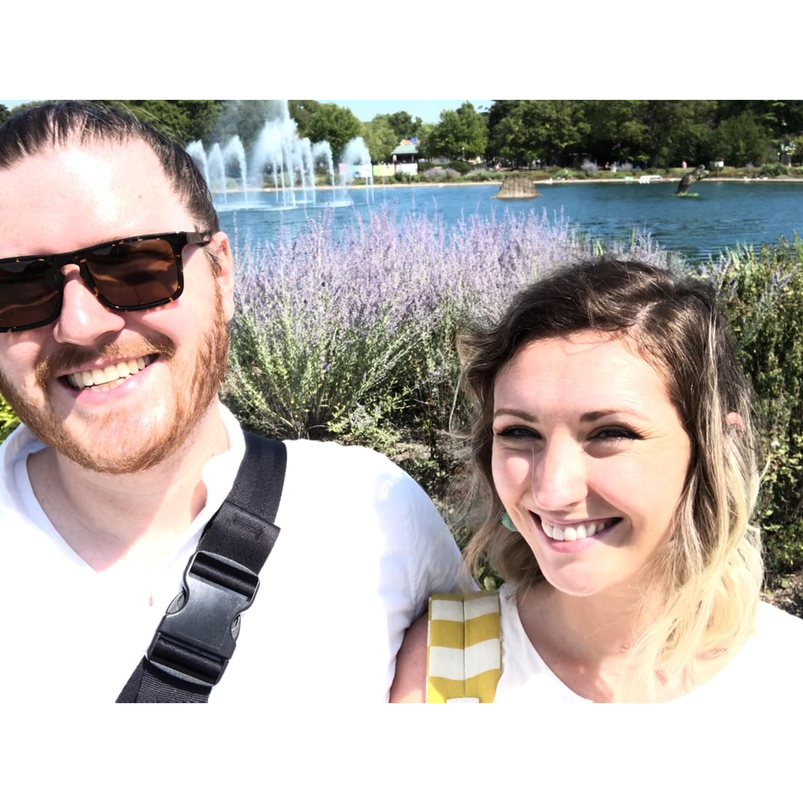 Right after we got engaged! Kelsey was very surprised :)