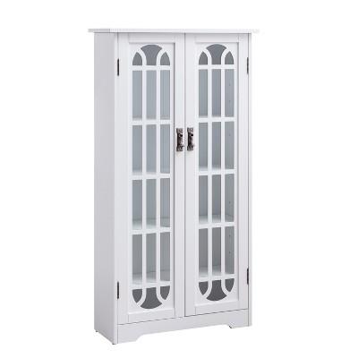 Wilkes Display Cabinet White - Aiden Lane