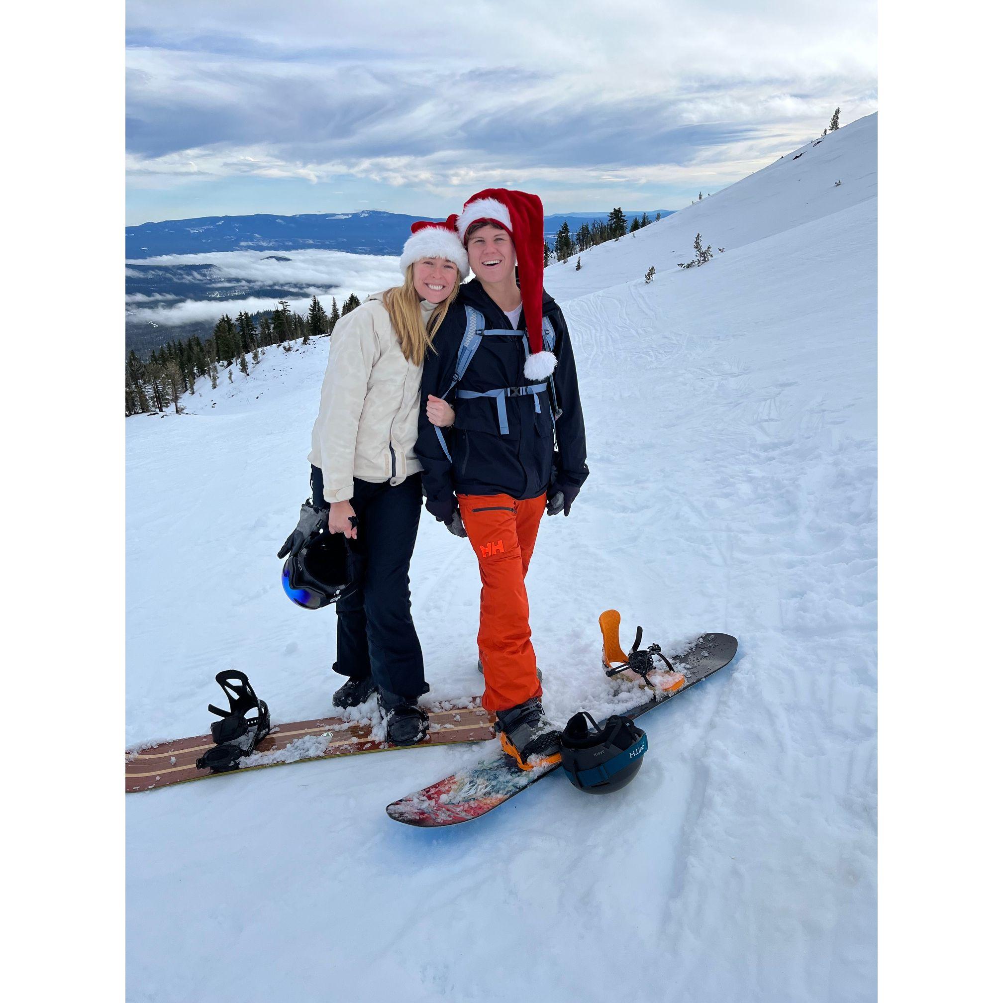 Christmas 2022 spent snowboarding in Bend!