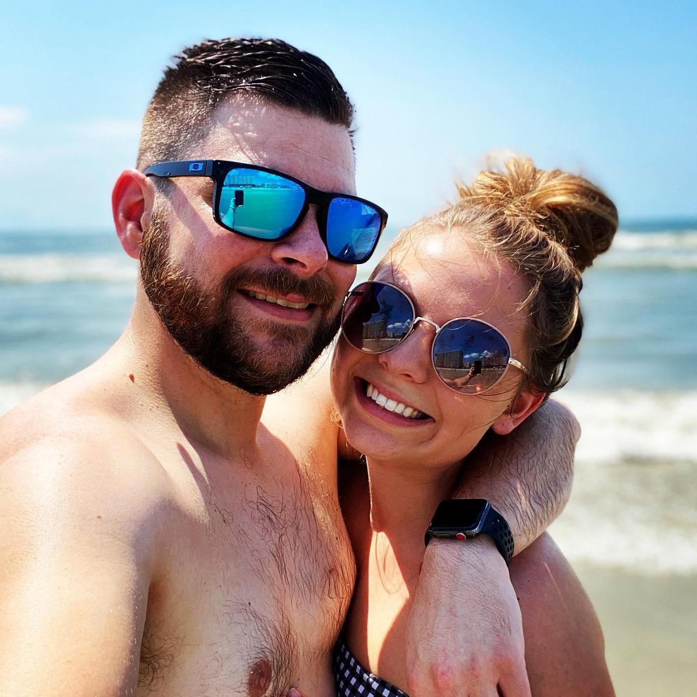 Our first beach trip together!