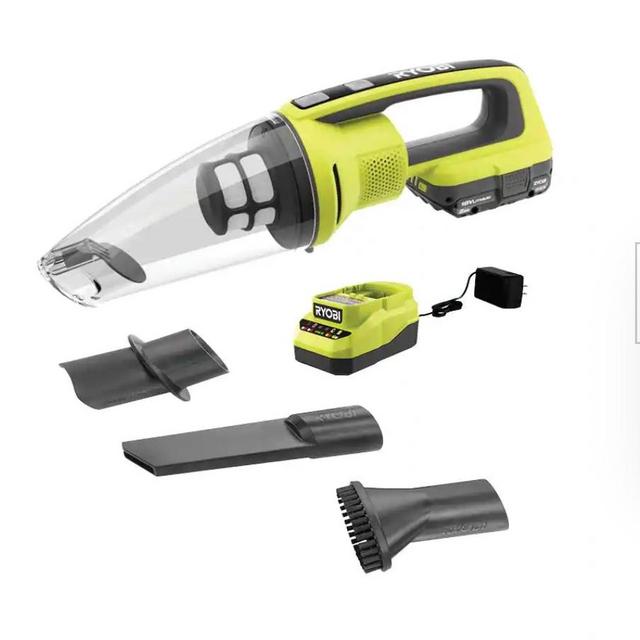 ONE+ 18V Cordless Performance Hand Vacuum Kit with 2.0 Ah Battery and Charger