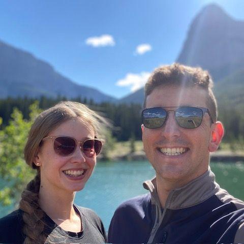 2024: Canmore after our vigorous e-bike adventure!