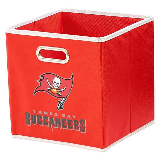 Franklin Sports NFL Storage Bins - Collapsible Cube Container + Storage Basket - NFL Office, Bedroom + Living Room Décor - 11"x11"