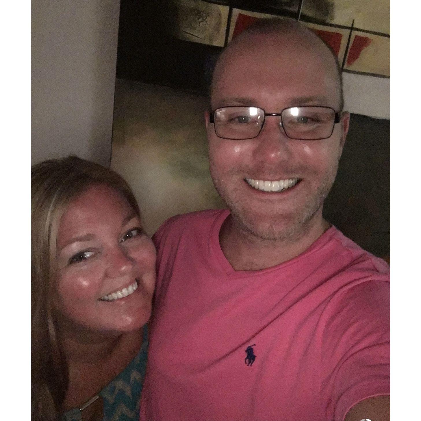Brenda & one of her oldest & dearest friends, Daniel!  ("Oldest" meaning they go waaayyy back, not "Dang he OLD!")