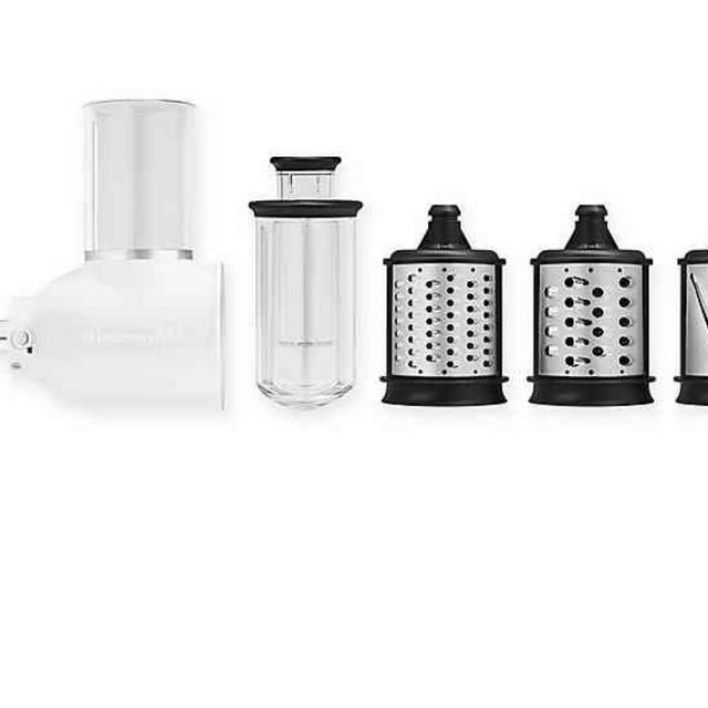 KitchenAid® 5-Piece Fresh Prep Slicer/Shredder Attachment Set in White