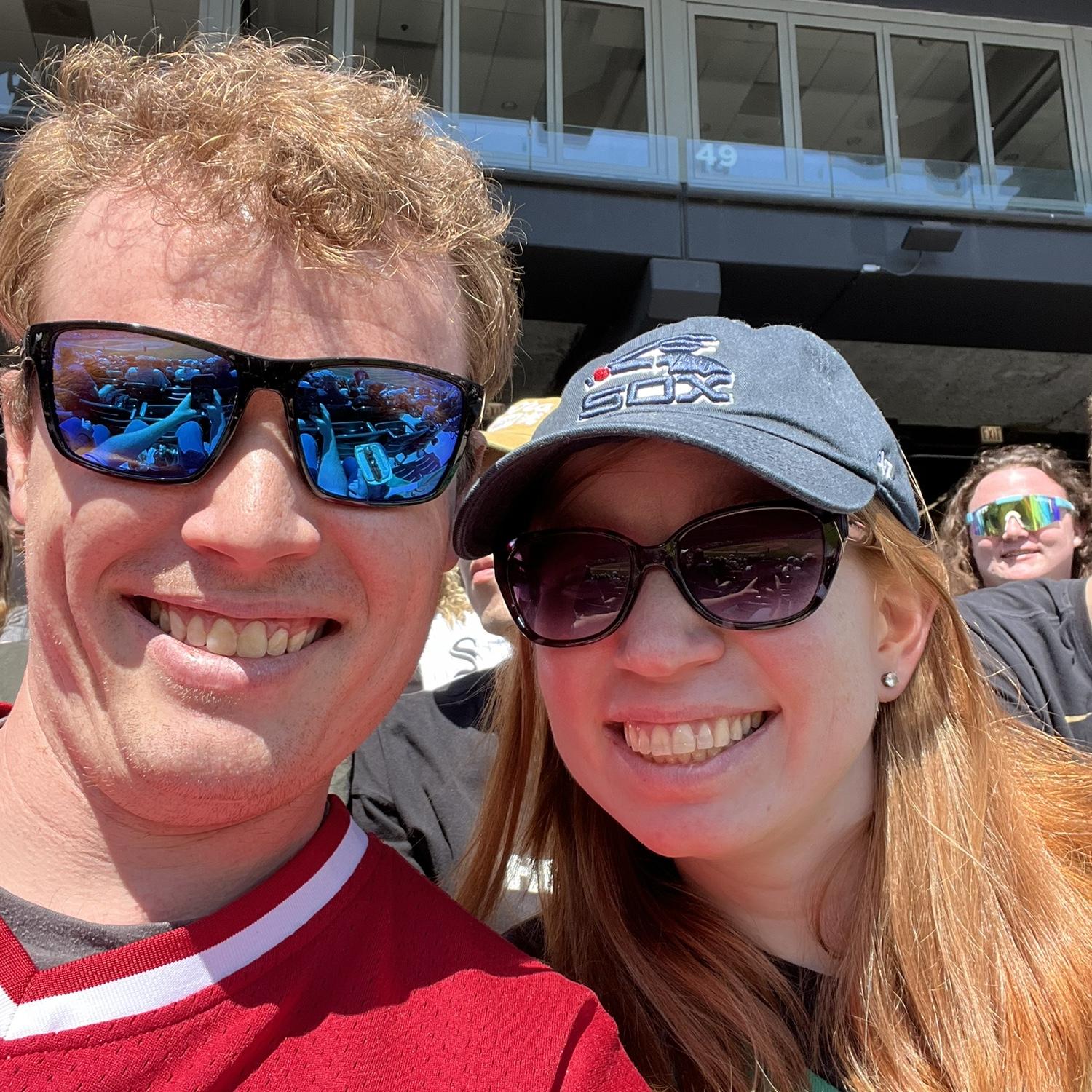 Our first Sox-Reds game