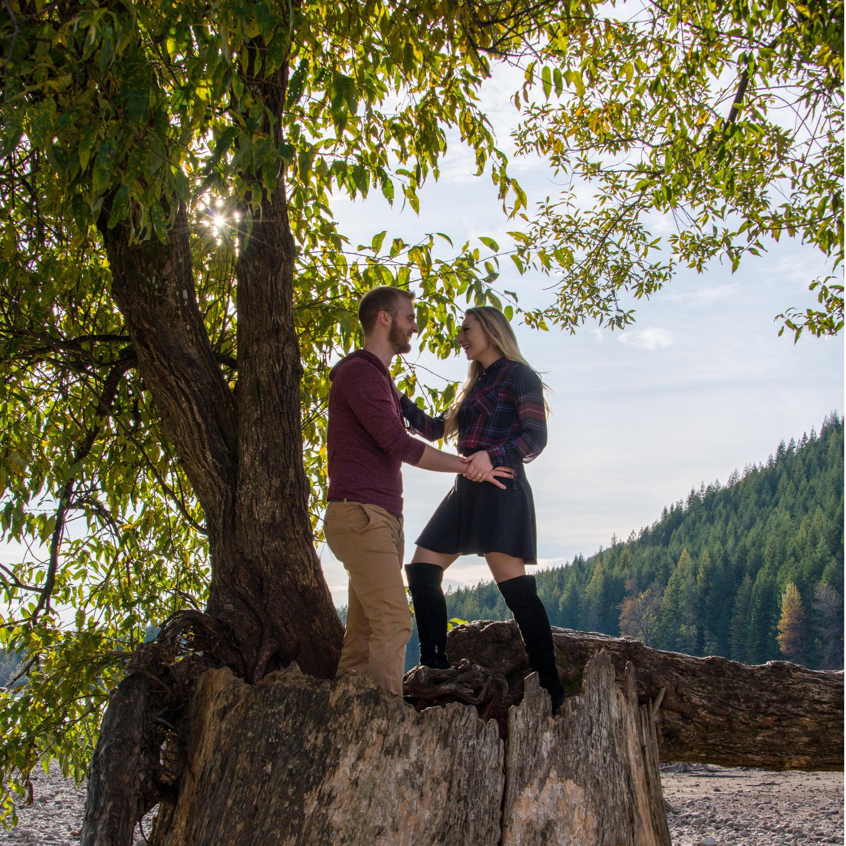 Engagement photo shoot with Cheri Jensen
