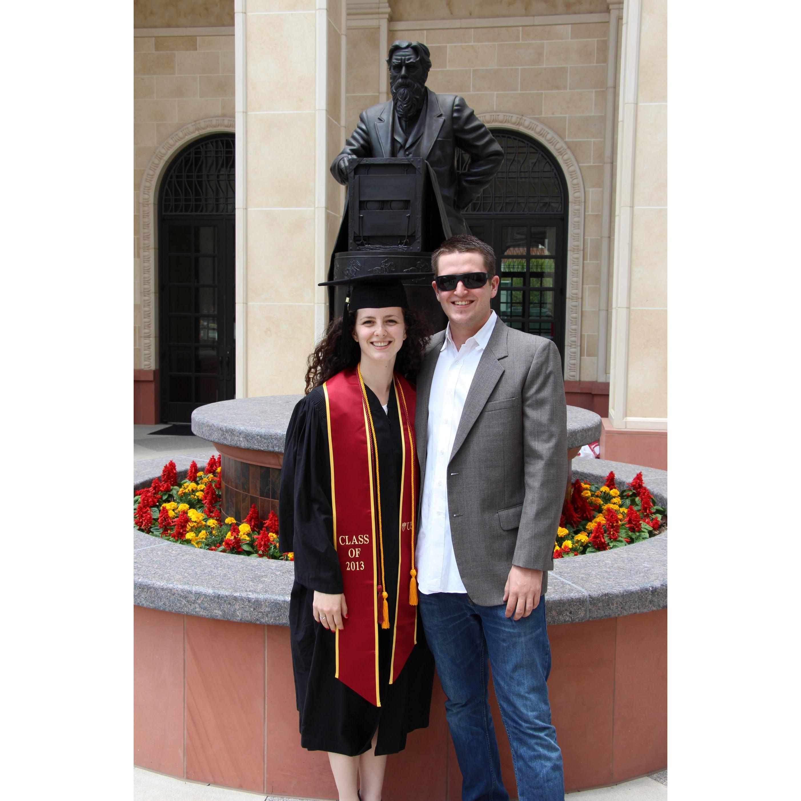 2013. Los Angeles. Kimberly's college graduation.