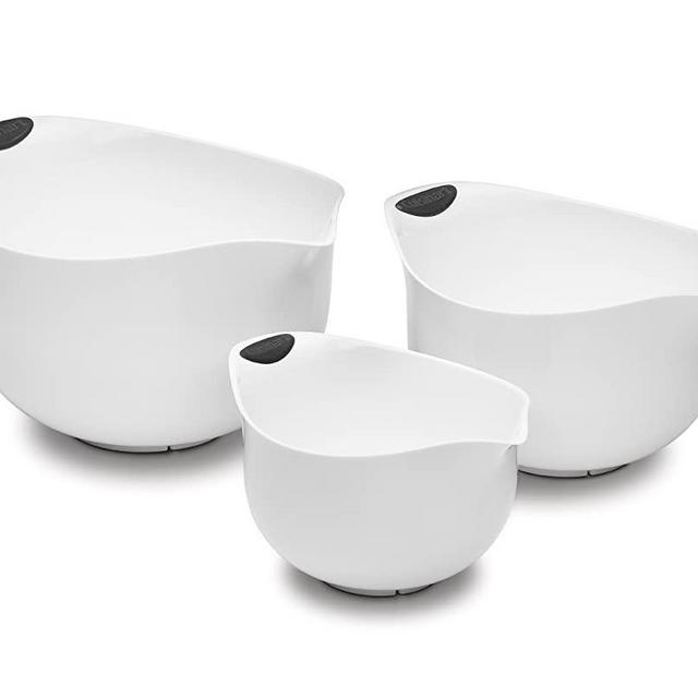 Cuisinart CTG-00-3MBW Set of 3 BPA-free Mixing Bowls, White