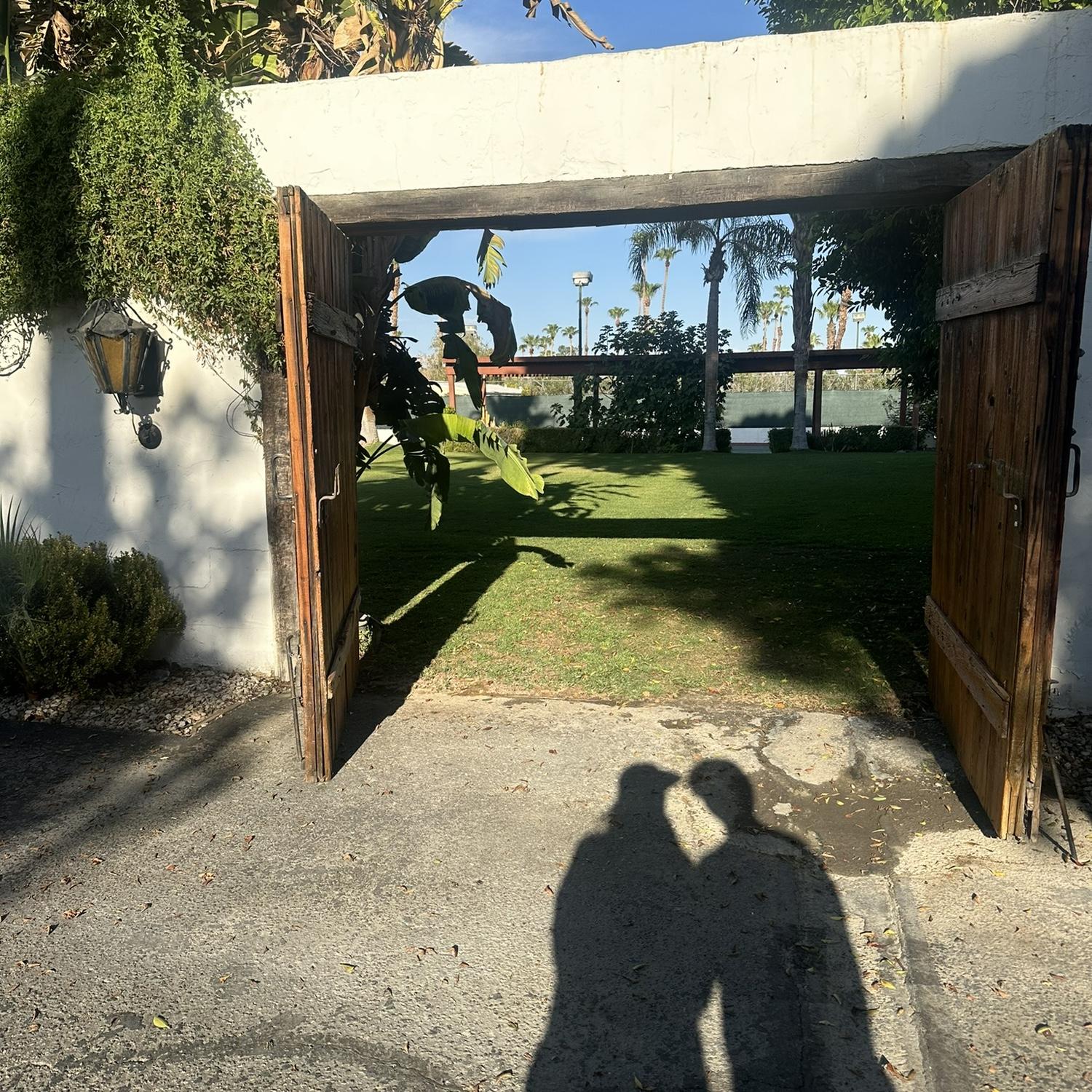 Palm Springs trip #2 but this time at the wedding venue.