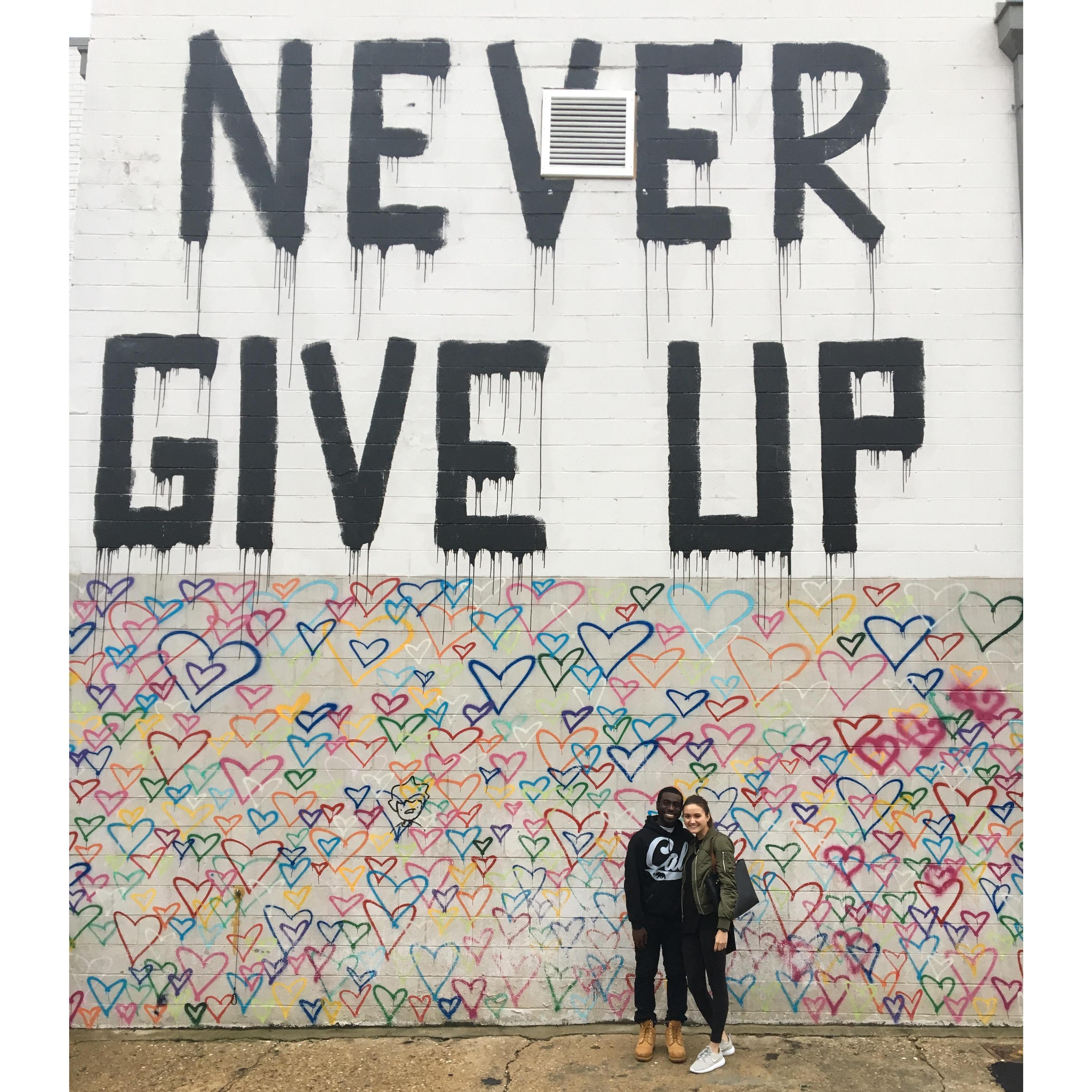McKayla (with MUCH of Farnel's support) made it through her first year of law school!