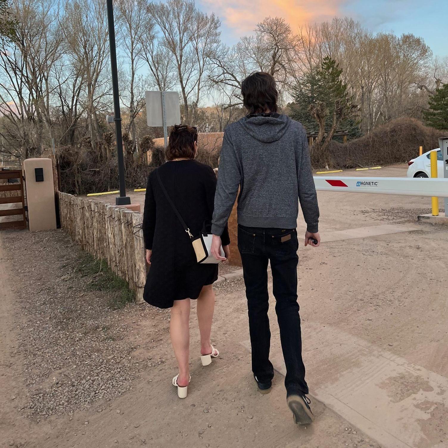 Pretty walk in Santa Fe