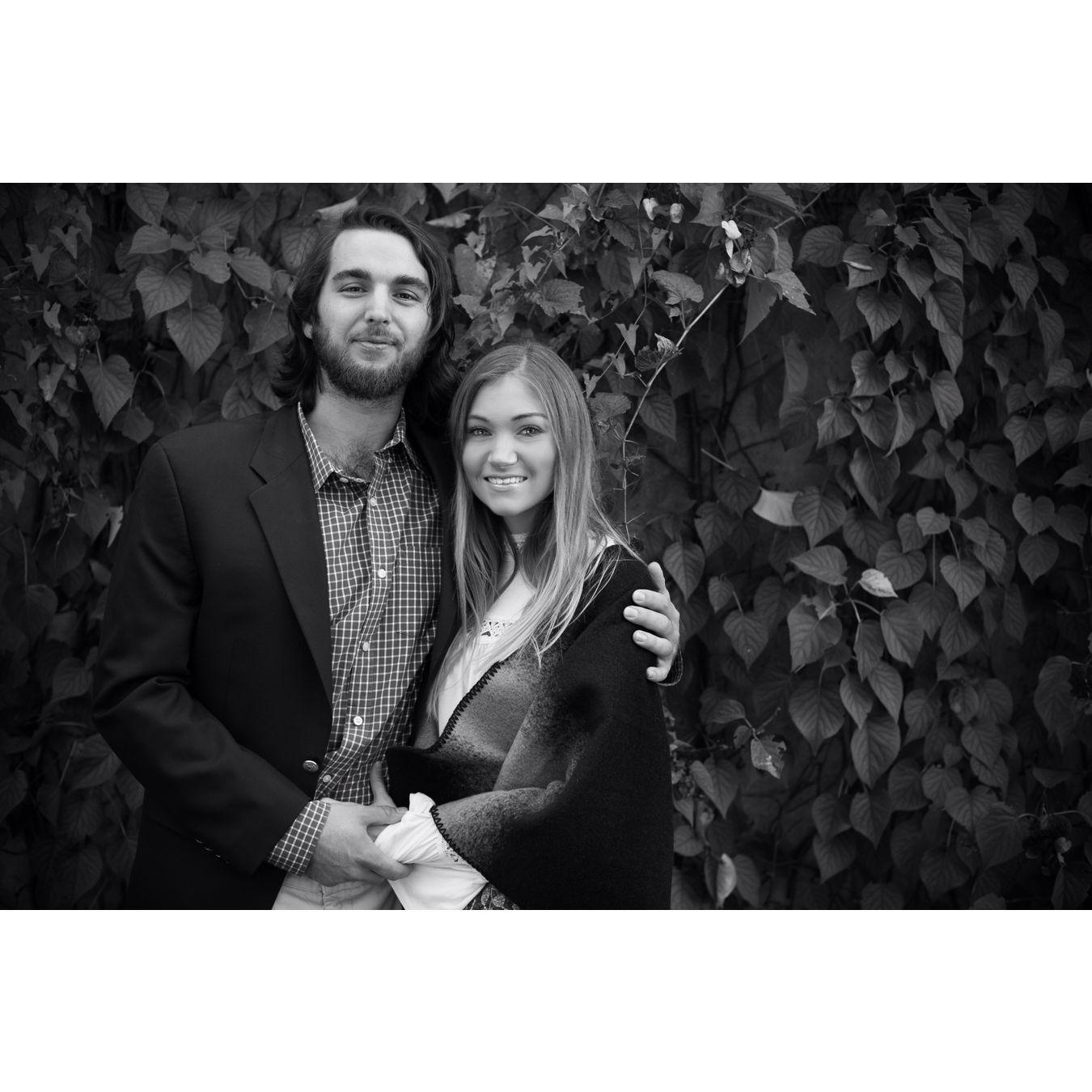 Lindsay & Ben in the BMA sculpture gardens, Baltimore - October 2016