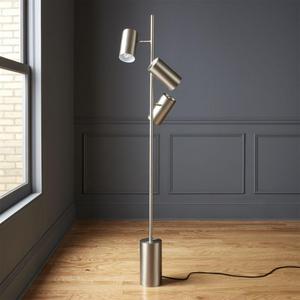Trio Floor Lamp Brushed Nickel