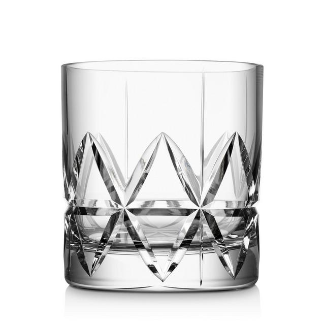 Orrefors Peak Double Old Fashioned Glass, Set of 4