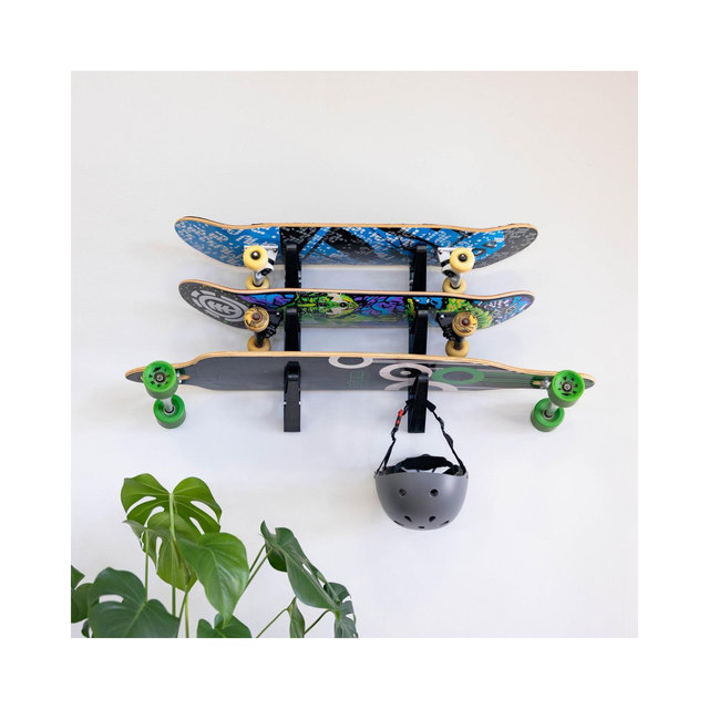 StoreYourBoard Trifecta Skateboard Storage Rack | 3 Levels