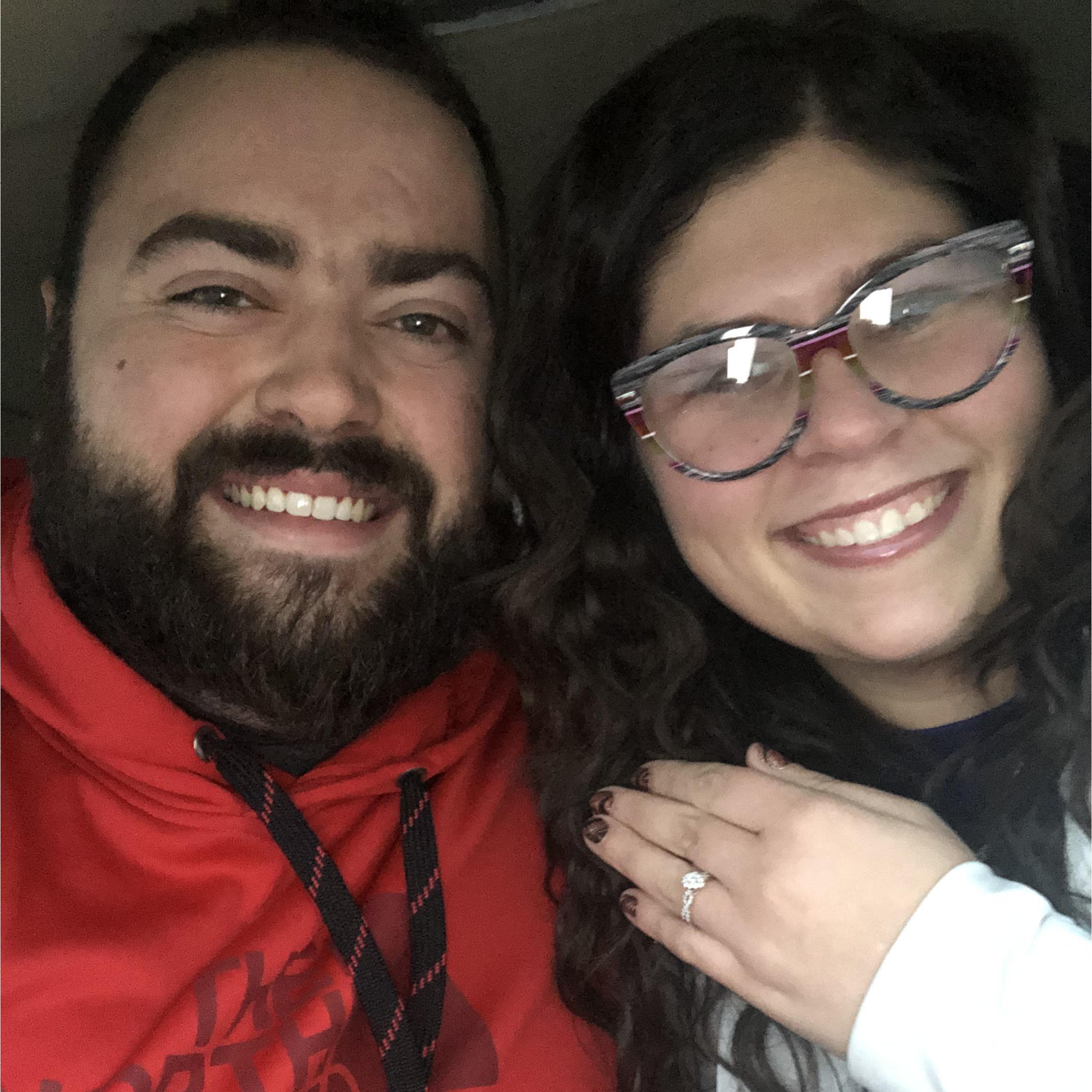 Right after Jarrod proposed!