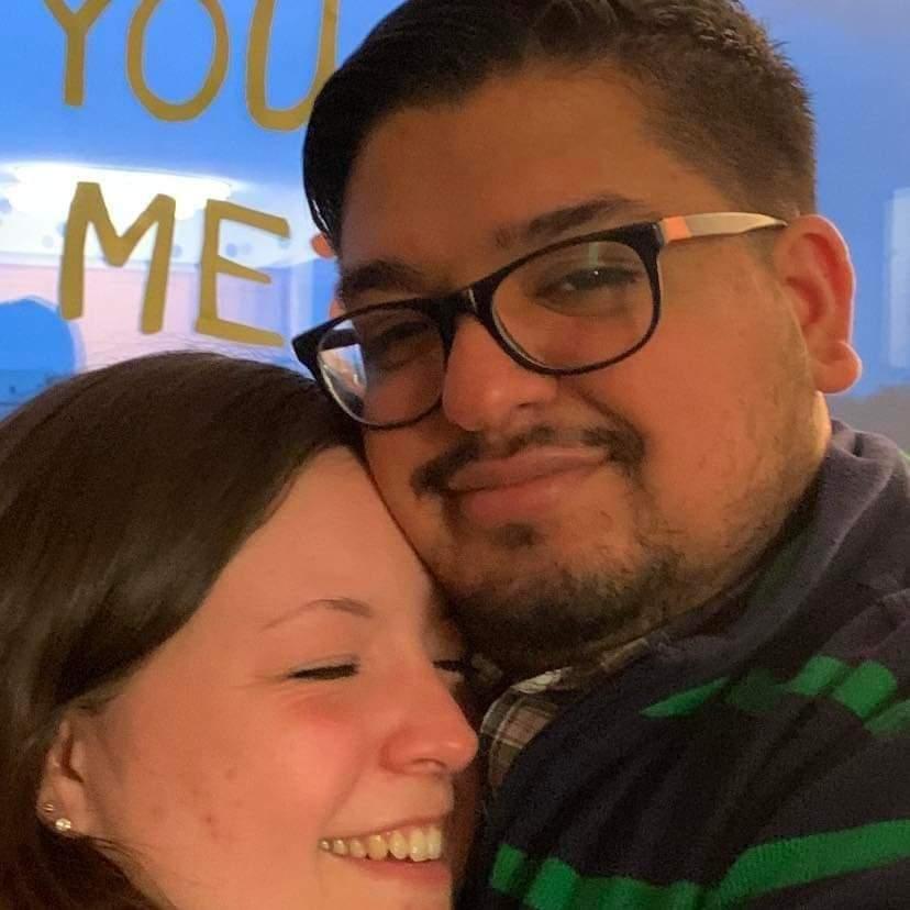 After Anneliese said "Yes!" February 2022