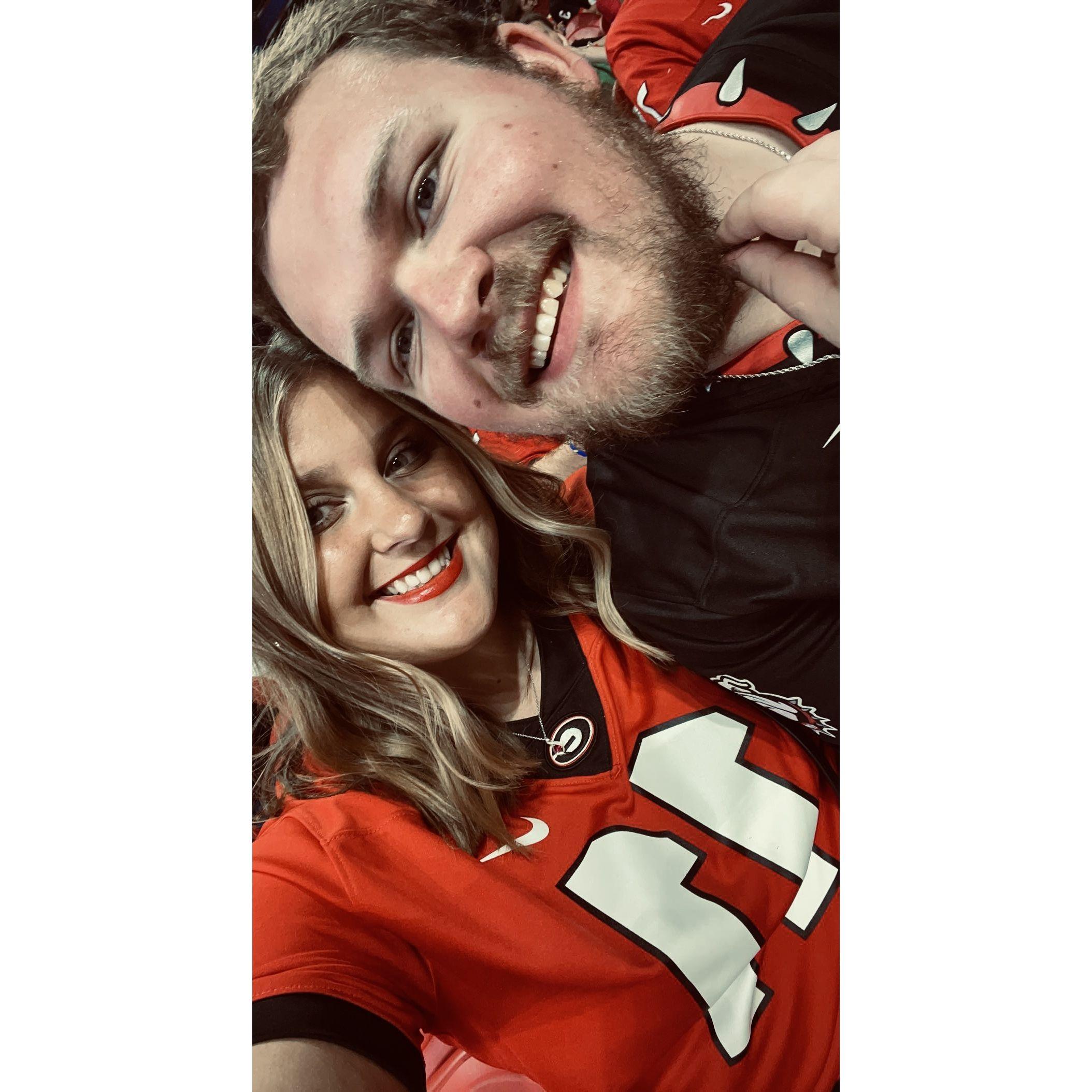 Kailey’s first Georgia game in Atlanta, GA