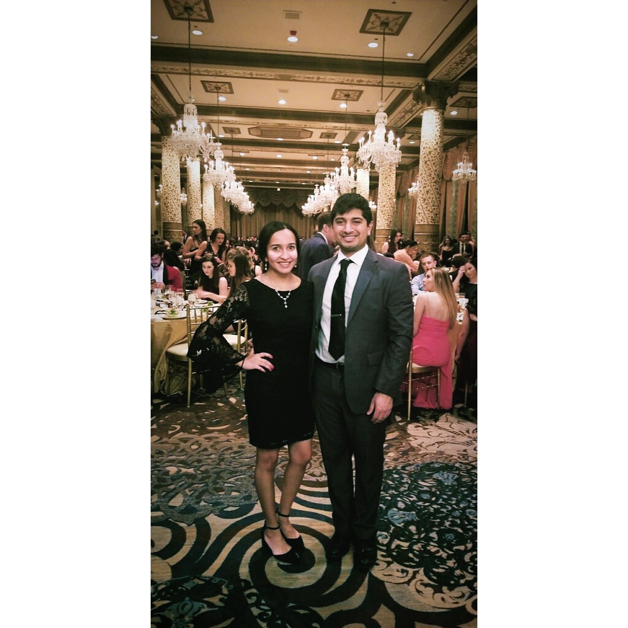All dressed up for Feinberg Night on Call 2019
