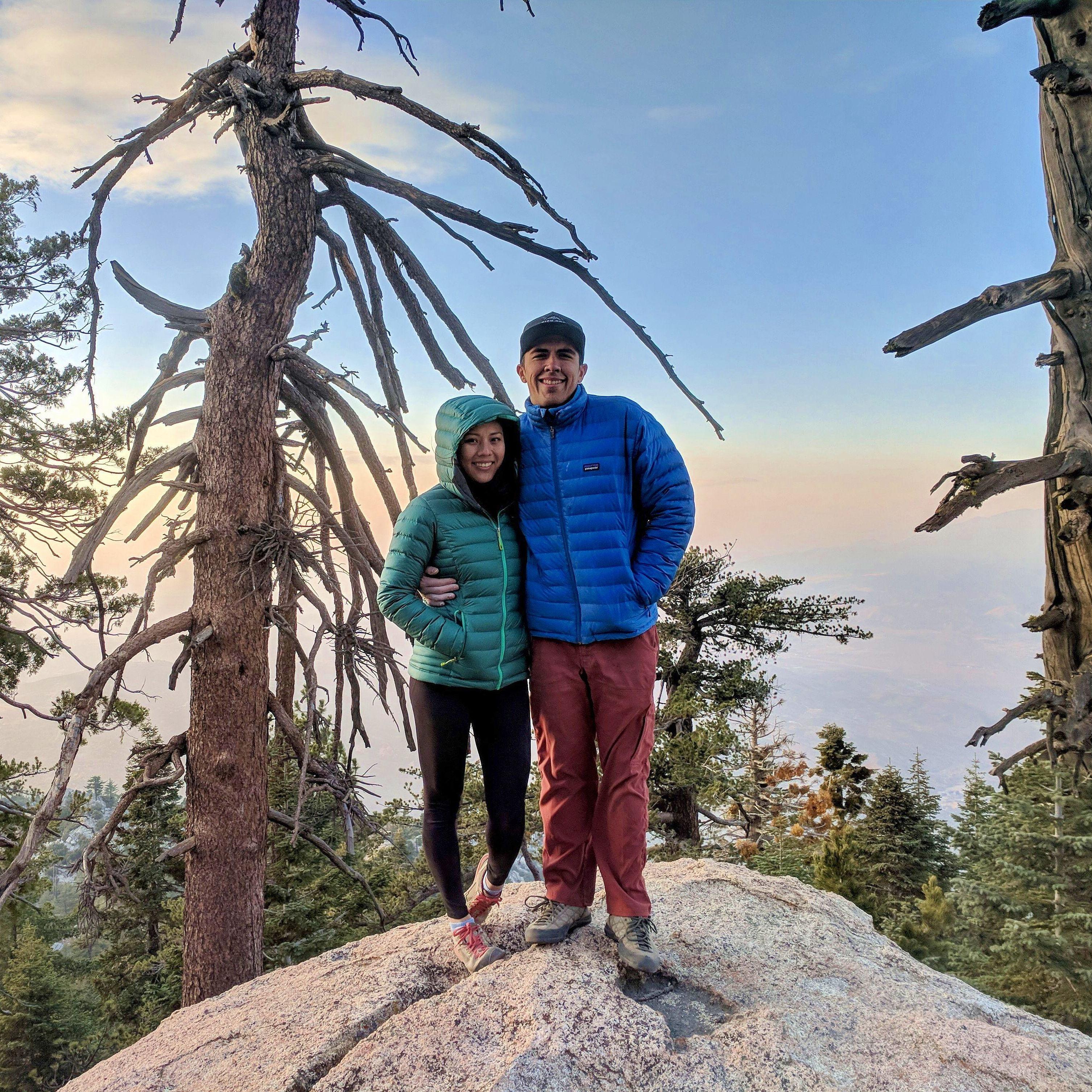 rock climbing at black mountain - dec 2017