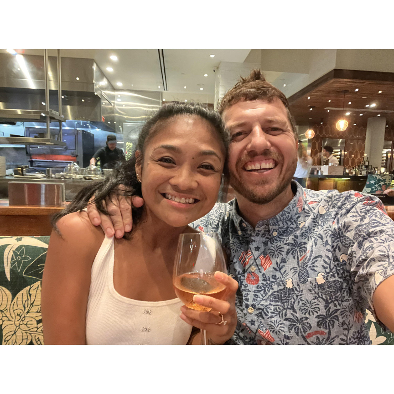 Engagement Dinner at our Favorite Restaurant!
