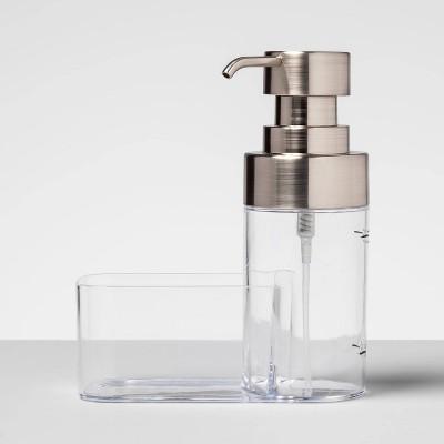 Plastic Soap Dispenser with Caddy Silver - Made By Design&#8482;
