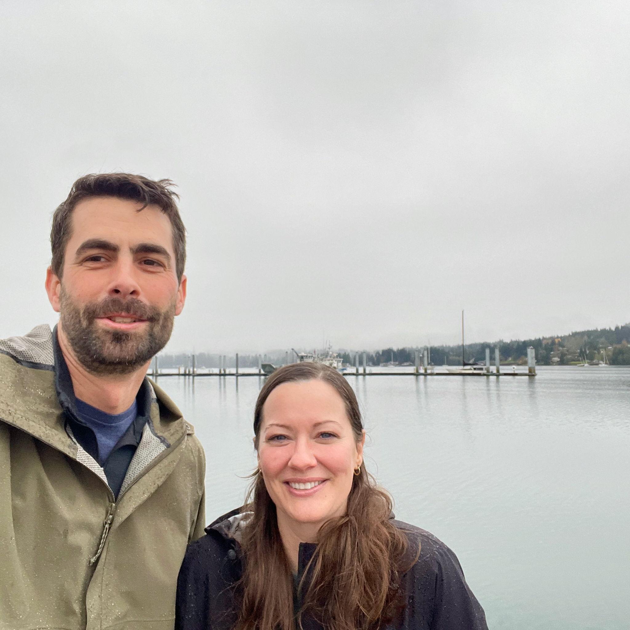 The Poulsbo waterfront on Thanksgiving Day.