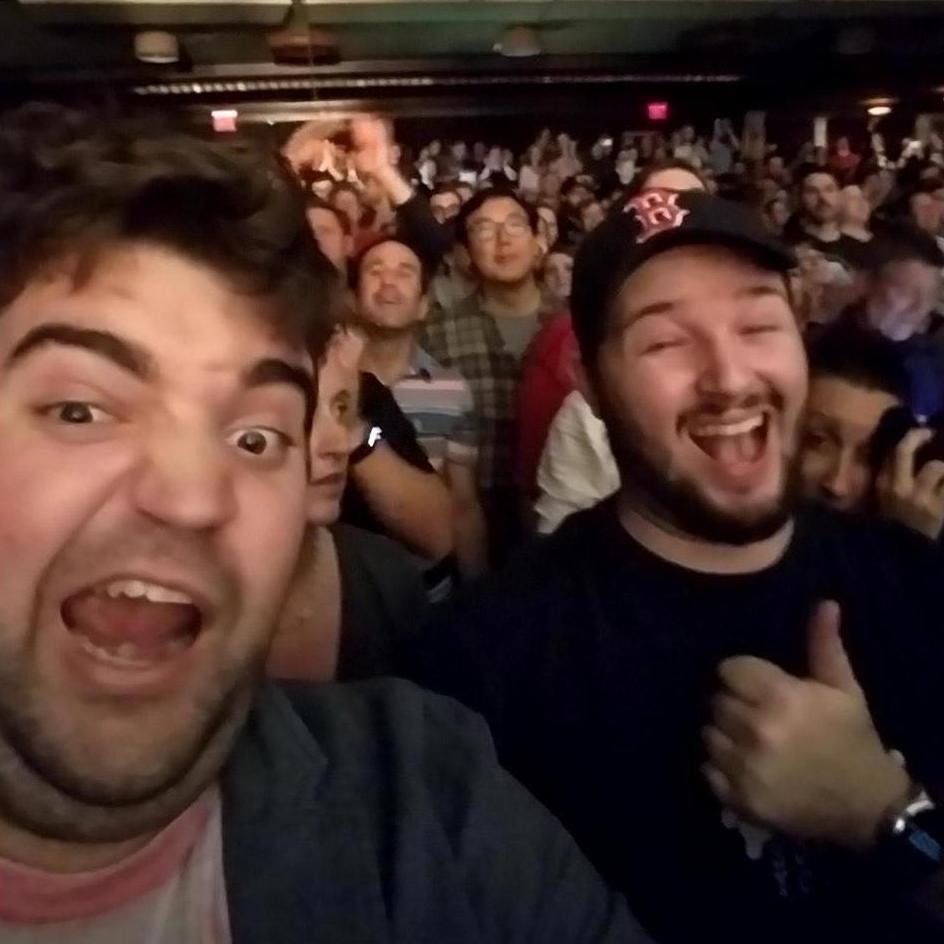 Ben E. and Ben M. (groomsman) at a Pixies concert!