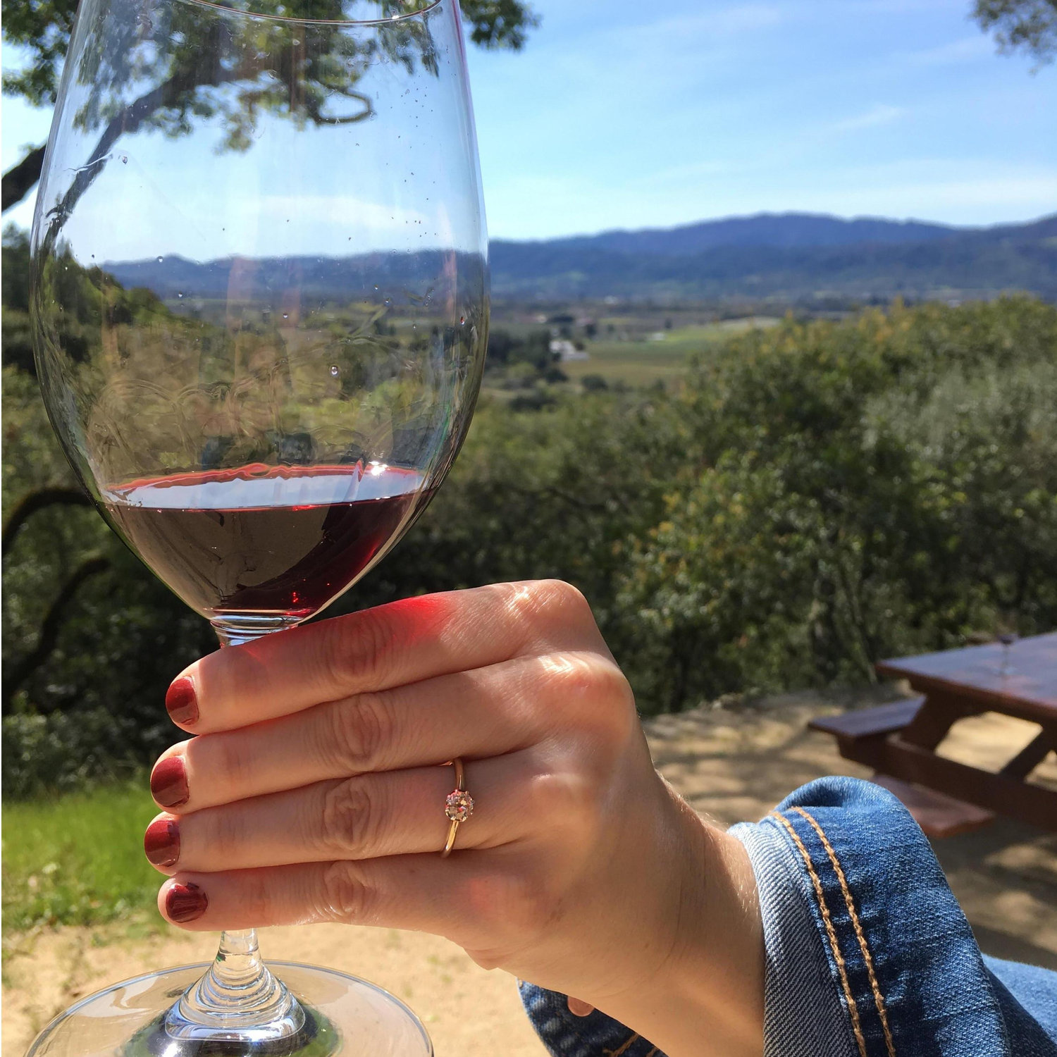 Our Napa engagement!