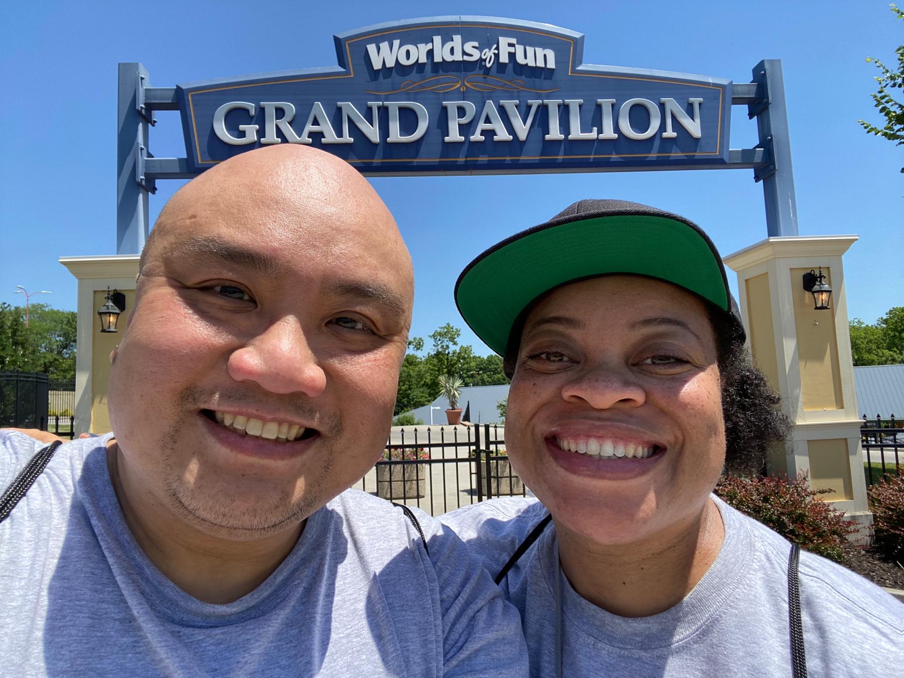 Our first few dates were literally at Worlds of Fun, lol. COVID kept us outdoors most of the time.