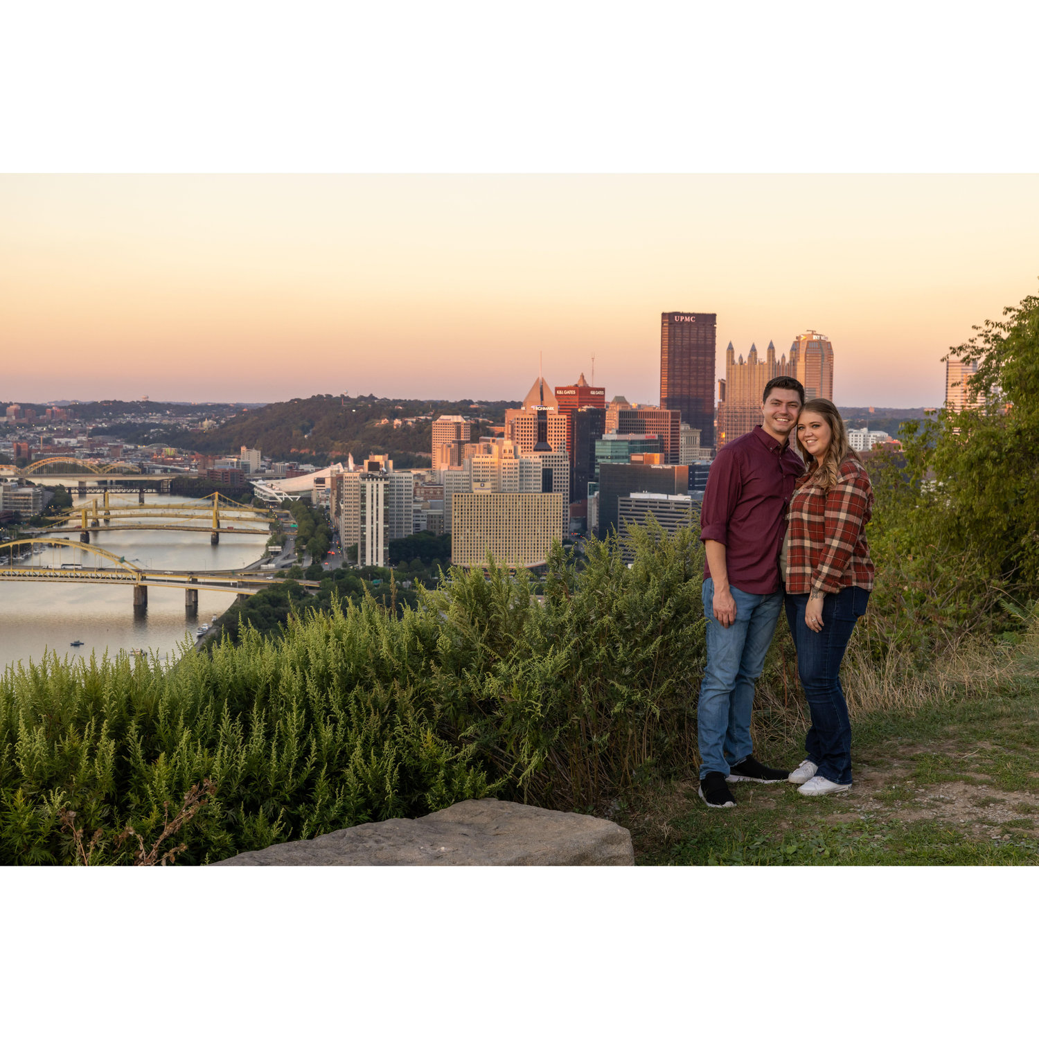 Engagement Photo on Mt. Washington