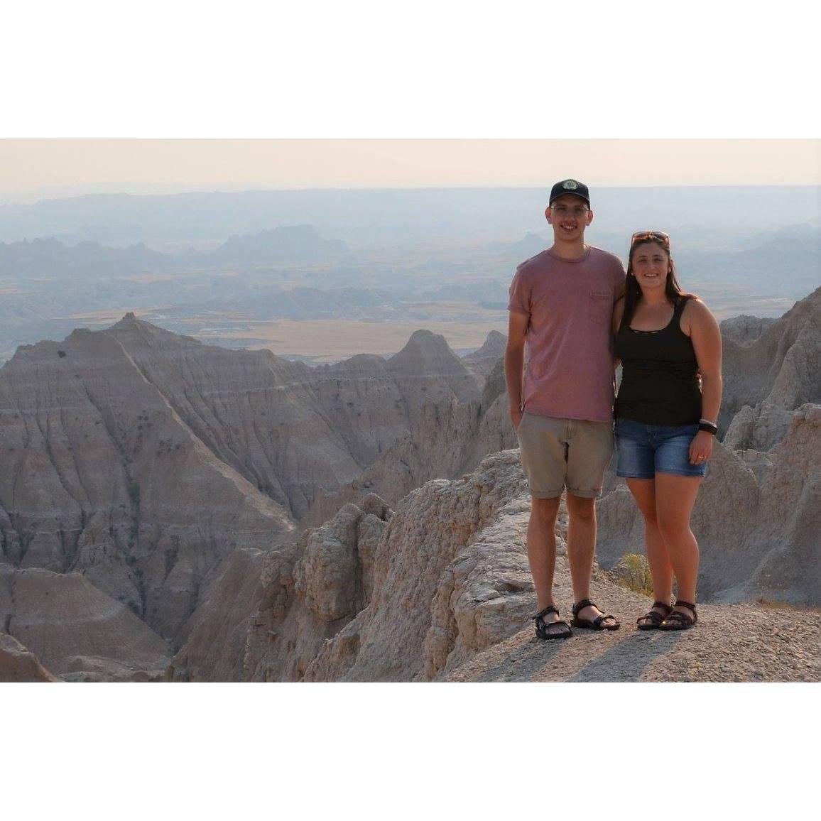 First road trip to Badlands National Park over Labor Day weekend in 2017