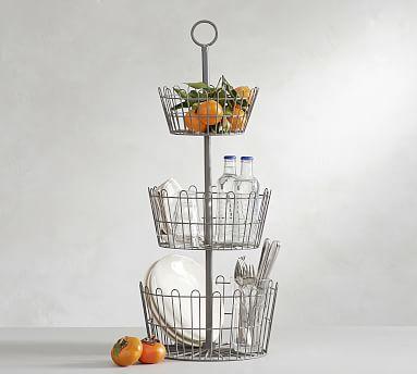 Farmhouse Wire Tiered Stand