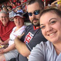 Cards game with Nicole's parents