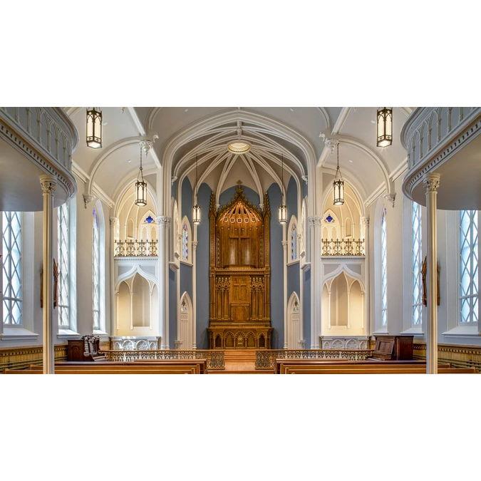 Interior of the Providence Academy Chapel (ceremony).