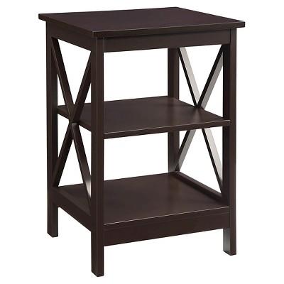 Oxford End Table Espresso Espresso - Johar Furniture