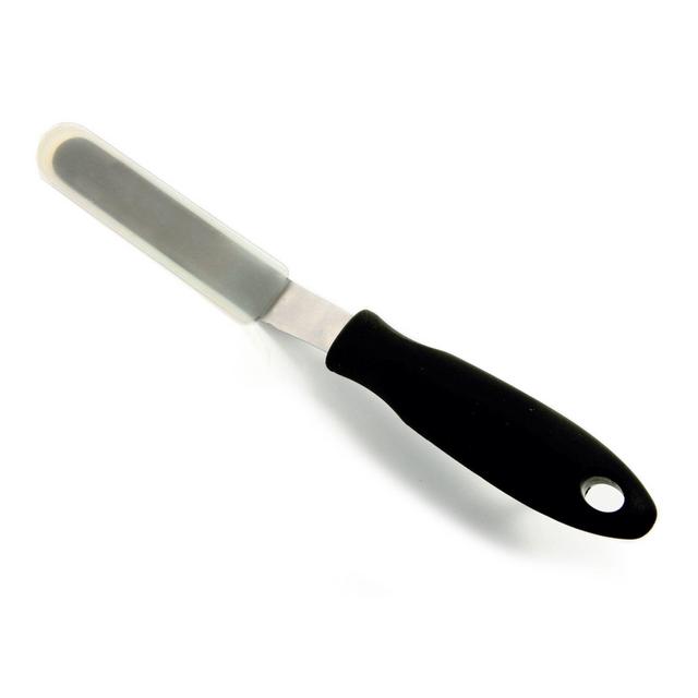 NORPRO Grip-EZ Offset Cupcake Spatula in Silver/Black