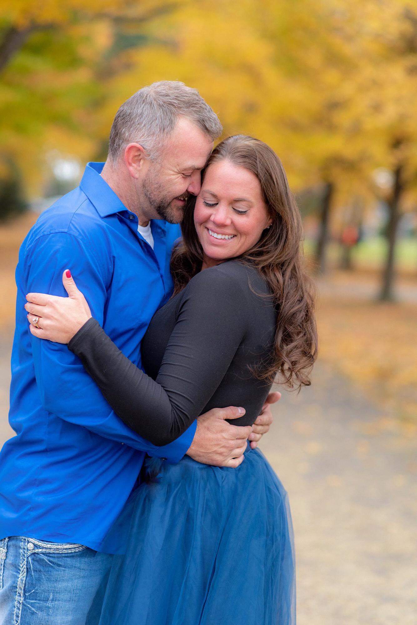 Shane was whispering in Heather's ear, "It's so cold!"