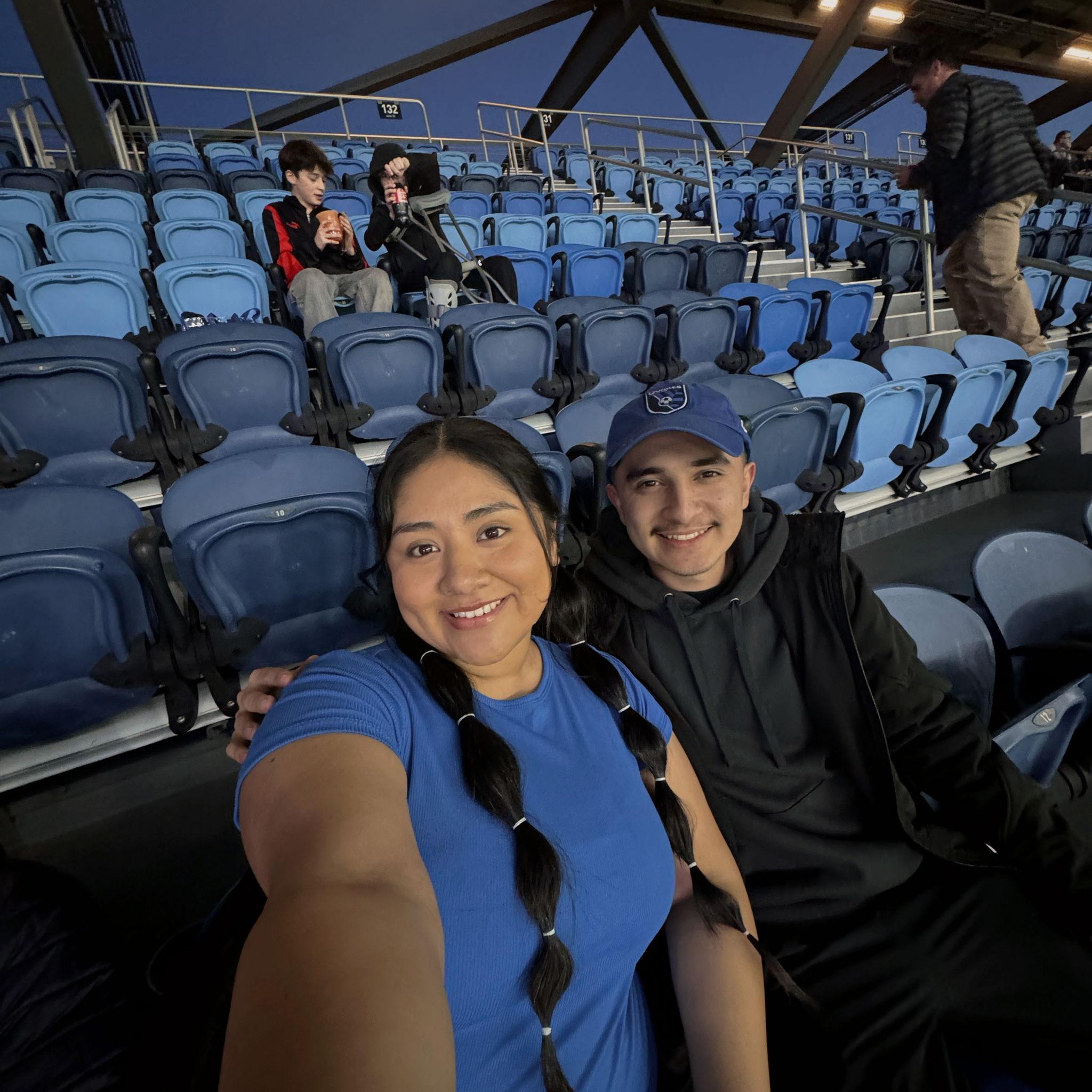 First soccer game together 2025