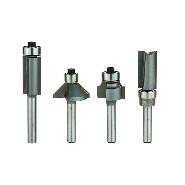 Whiteside #404 4 Piece Compact Router Bit Set, 1/4" Shank