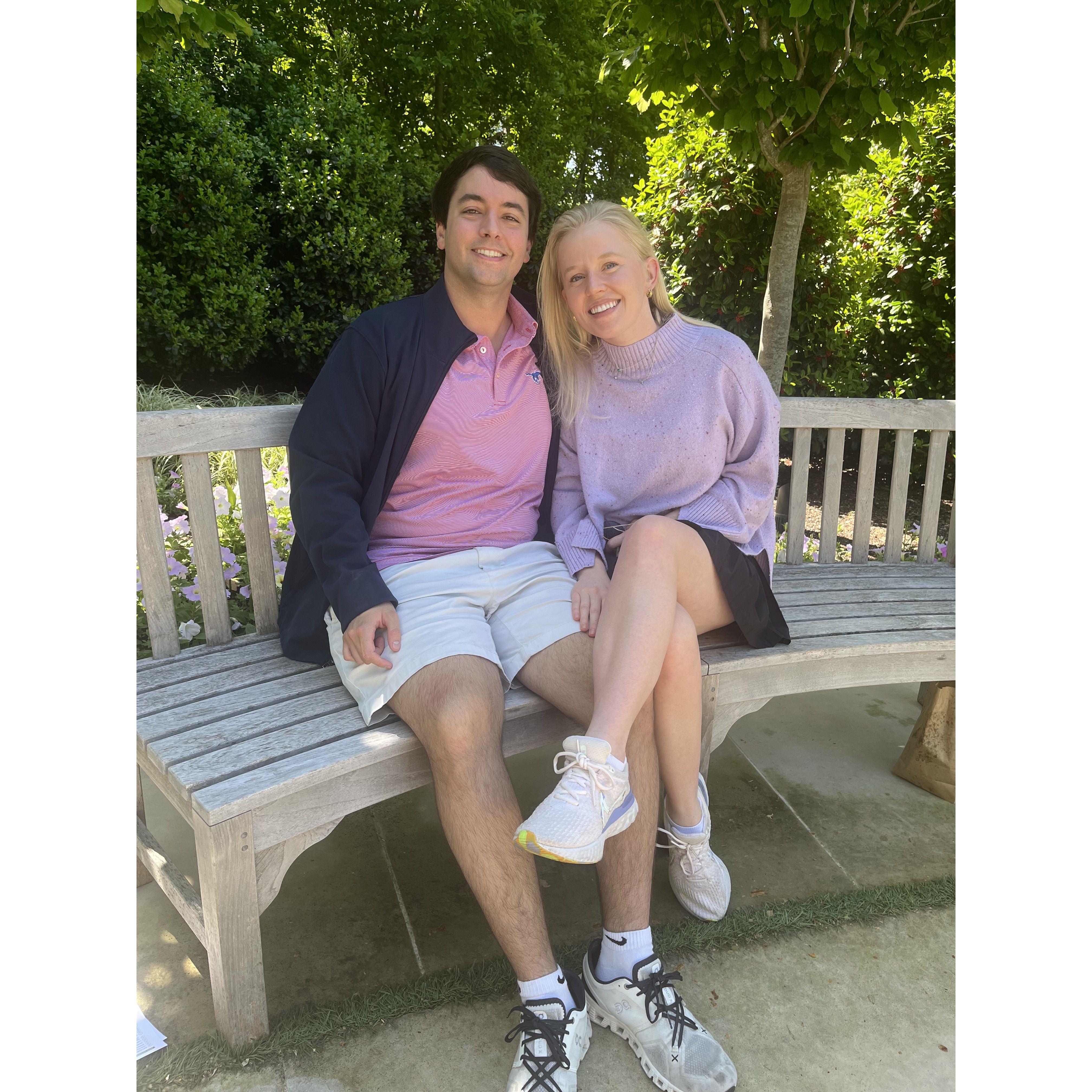 We love visiting the Arboretum on sunny days!