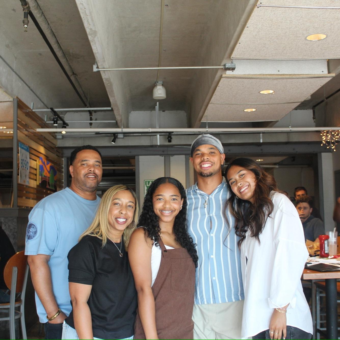 When Alexia planned a surprise-going-away party for Brenen before he left for Indonesia! His family and some of his closest friends were there!