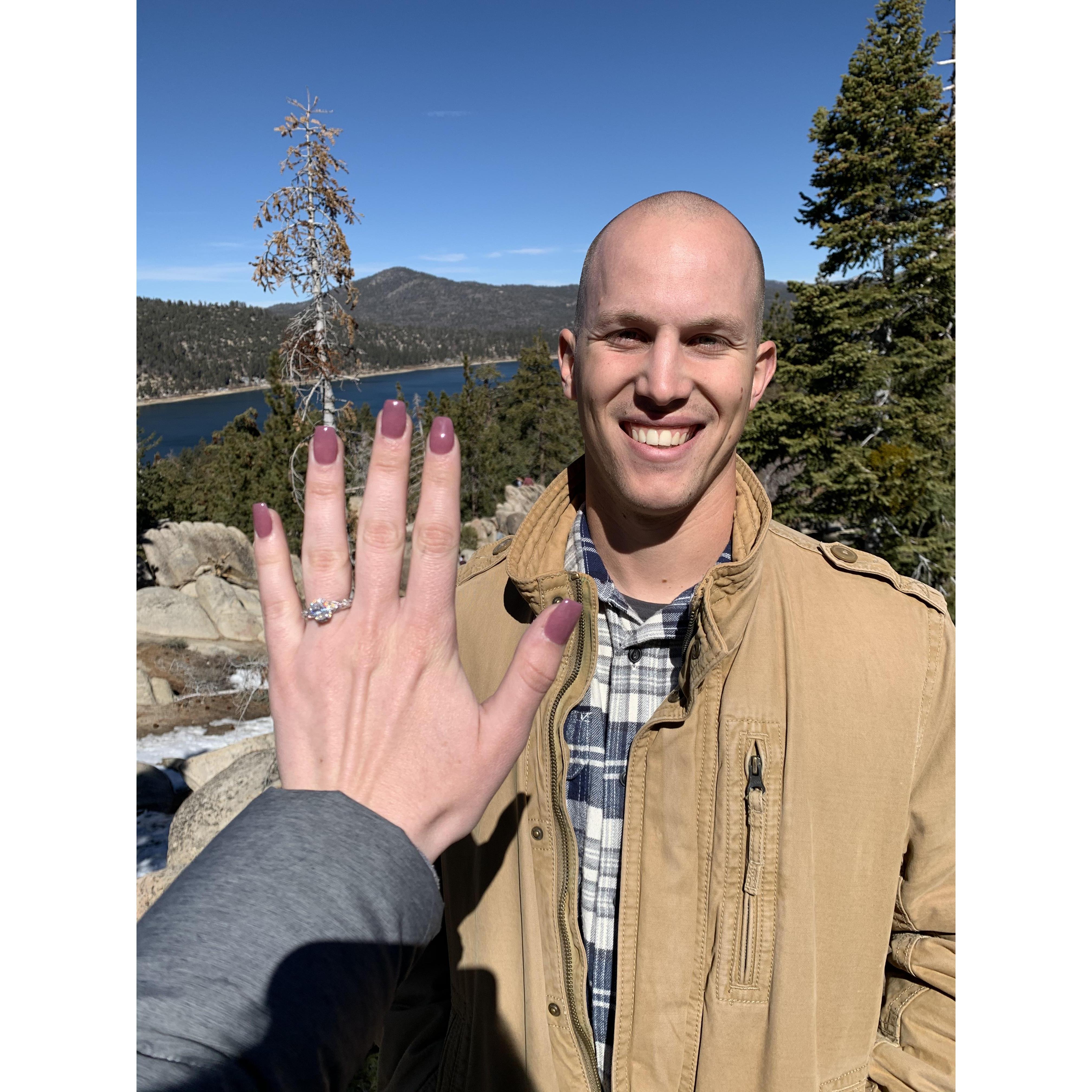 The day JD proposed! He did so good!