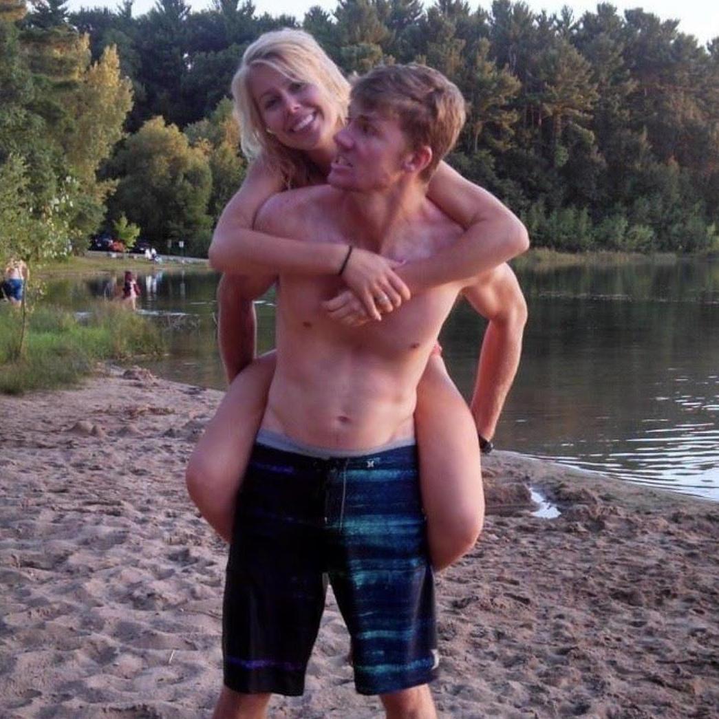 Hanging out at the lake in the summer