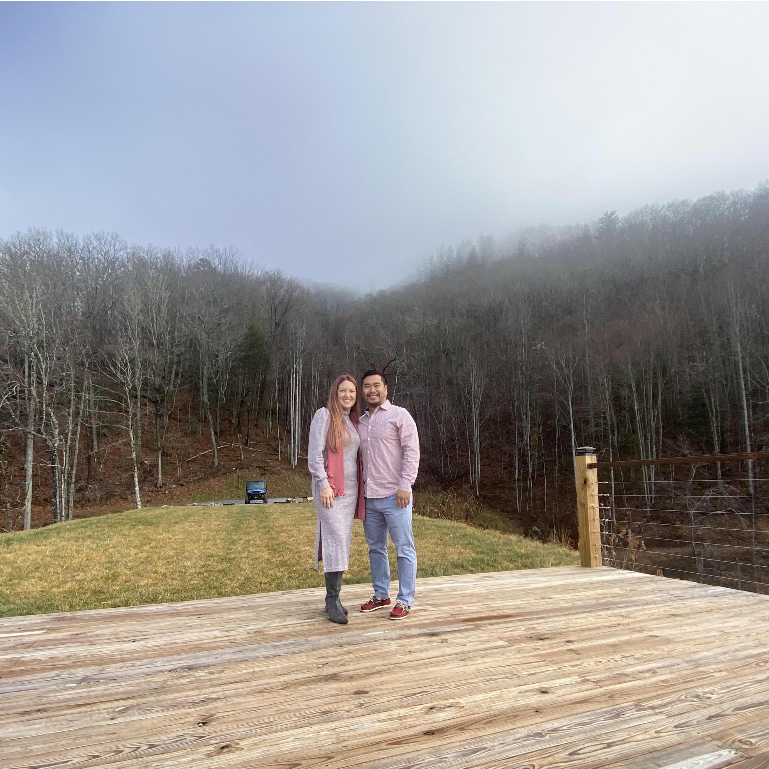The mountain top at The Parker Mill
