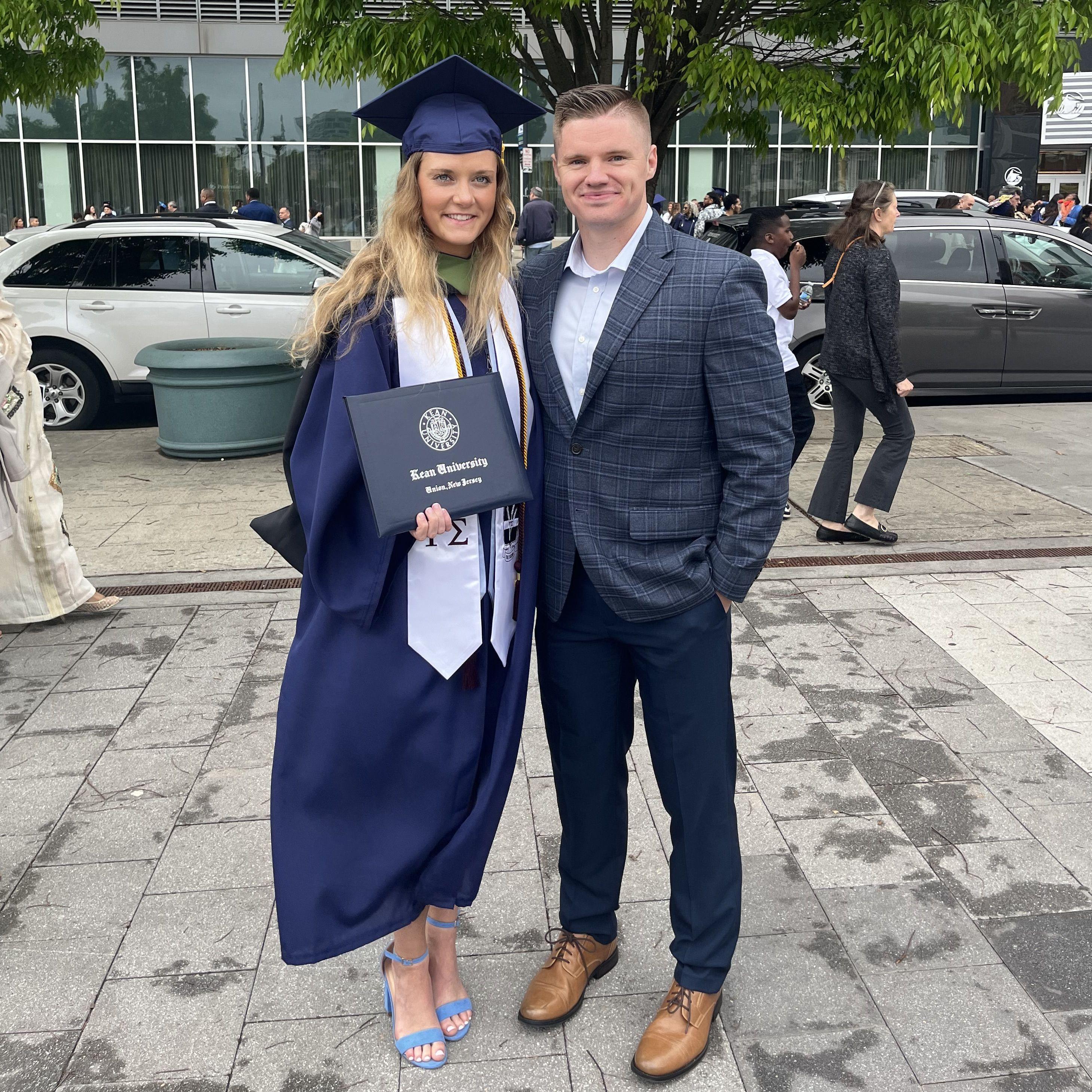 May 16, 2024 Erin graduates from Kean University!